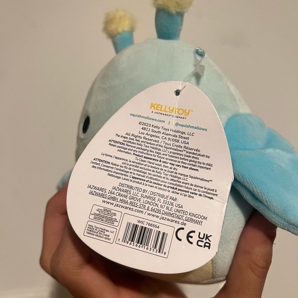 Giles squishmallow 5” grasshopper blue stuff animal collectibles - Picture 5 of 6